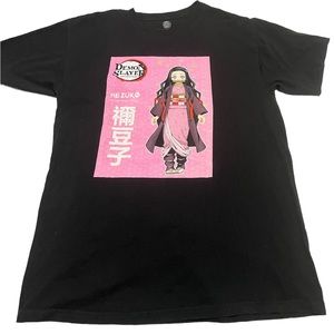 Demon Slayer Nezuko Kamado Anime T Shirt Adult-Unisex/Youth Kimetsu Size L